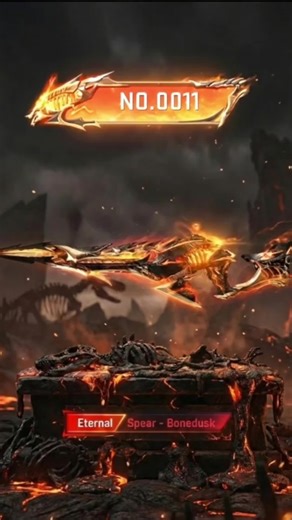 Primal Firepower Loop 🦴🌑 The Spear AR - Bone Dusk is alive! #gacha Feel the ancient power of this AR. 🦴 I’ve created a seamless loop for my Rank No. 0011 Eternal Spear - Bone Dusk to show off its primal energy. Watch the runes pulse and the bone dust swirl around the barrel of this beast from the