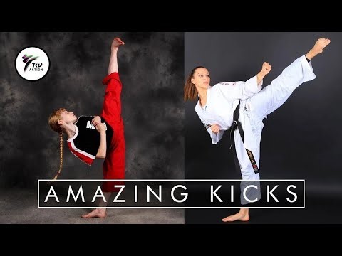 Taekwondo Amazing Videos | Best Kick Skills & Power Moves