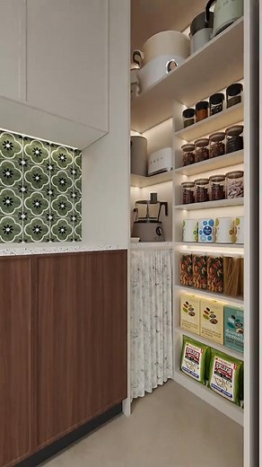 Be bold! This corner kitchen makeover changes everything 👏🍳 | Decoration Courses