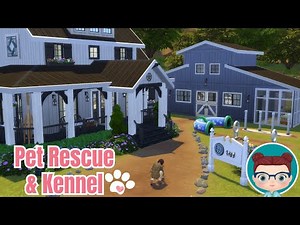 Fur-Ever Home Dog Shelter & Kennel 🐶🏡❤️|| The Sims 4 Speed Build no CC