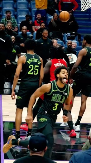 Jordan Poole dime ➡️ Trey Murphy III jam 😝 #pelicans #shorts