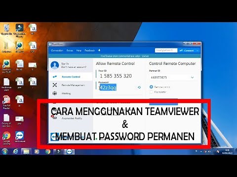 CARA MENGGUNAKAN TEAMVIEWER & MEMBUAT PASSWORD PERMANEN