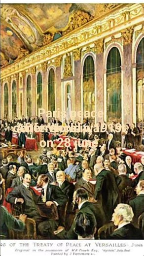 After World war 1st , in the Paris peace conference on 28 June, in 1919.