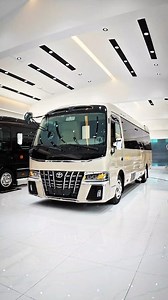 Toyota Coaster VIP edition 🚌💎 Spacious and stylish 7-seater with bed and premium leather seats, fold-out tables, ambient lighting, fridge, and onboard entertainment - perfect for group travel or executive use. 🎥🛋️🌟 #Toyota #ToyotaCoaster #VIPBus #LuxuryTravel #GroupRide #ExecutiveCoach #ComfortOnWheels | Auto Sledge