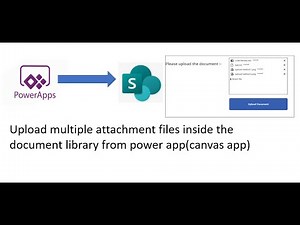 Upload multiple attachment files inside the document library from power app(canvas app)