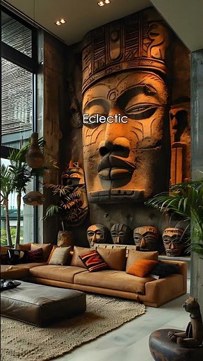 African Heritage Meets Modern Elegance: Explore Afro-Contemporary Home Decor Ideas 🏠✨ #afrohouse