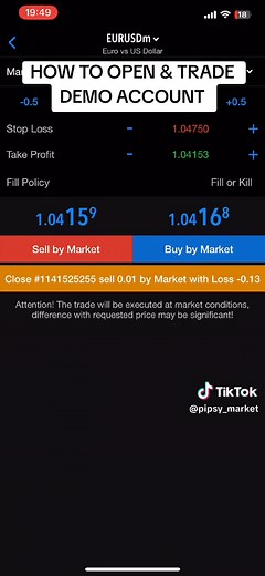 How to open and trade Demo Account