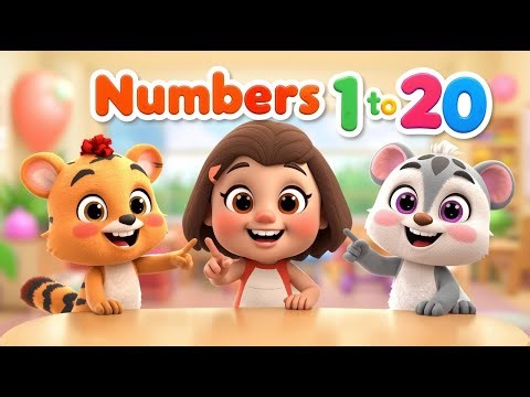 Numbers 1 to 20 Song for Kids 🎵 | Fun Counting Song for Toddlers & Preschoolers - Wondrous Kids TV