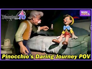 Pinocchio’s Daring Journey POV Ride at Disneyland, California - Fantasyland (4K)