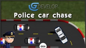 GDevelop Police car chase template by Gem Dev