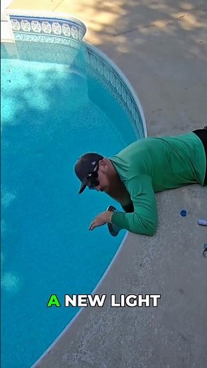 Epoxy Caution: Don't Overfill That Light Niche! #diy #pool #repair