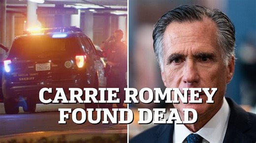 Mitt Romney's sister-in-law Carrie found dead outside CA garage
