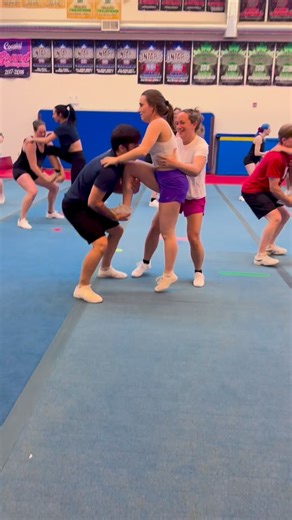 Meet our Adult Team — Rusty! 🔥 Coaches: Alee & Ben Rusty is a team of 30 incredible athletes, ages 24–54, including two members who were part of the very first Rusty team back in 2014. The team is made up of half KE parents and half non-KE parents, with nearly half of the athletes having no prior cheer experience! What makes Rusty so special? It’s simple: this team is all about saying yes. Yes to trying something new. Yes to showing up nervous. Yes to doing something just for YOU. For many athl