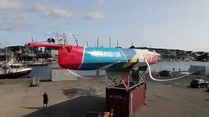 ⛵️💦 Another big day in the books for #IMOCA60 11.2! Boat splashed ✅ Mast stepped ✅ Boom on ✅ IMOCA Globe Series Pull down test complete ✅ Nearly time to get this ⛵️ #sailing! Many thanks to all involved on the massive effort that has gone into getting our team and this boat to where we are at today, and for the continued support of our sponsor 11th Hour Racing and our many suppliers and partners. The Ocean Race | 11th Hour Racing Team