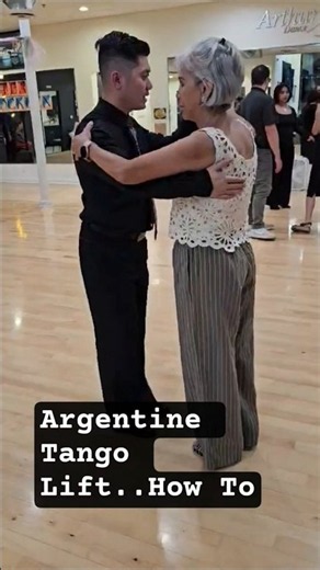 It Takes Two To Argentine Tango Lift, How To...#tango #dance #dancerlife