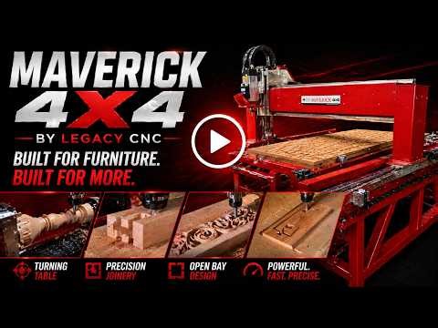 Maverick 4x4 CNC – The Ultimate Furniture-Building Machine
