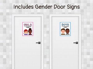 Bathroom Rules and Expectations Big and Mini Bilingual Posters Printable Classroom Management Kids Bathroom Visuals Bathroom Signs - Etsy