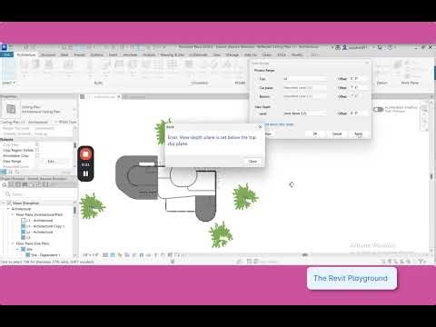 Revit Ceiling Not Showing? Fix It with View Range (Quick Fix)