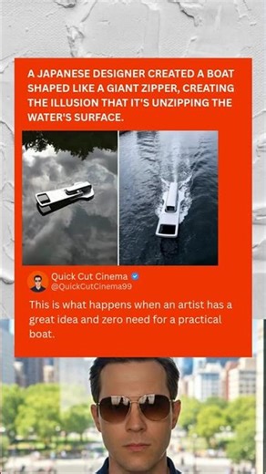 The Zipper Boat That Unzips the Water