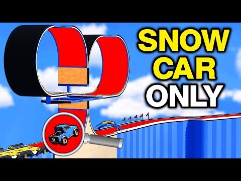 Beating Trackmania BUT with only using SnowCar!