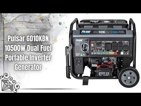 Pulsar GD10KBN 10500W Dual Fuel Inverter Generator Review | Home Backup Power Beast!