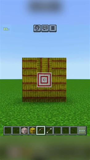 How to make a Target🎯 in Minecraft | #minecraftshorts #shorts #minecraft #buildshacks #viral