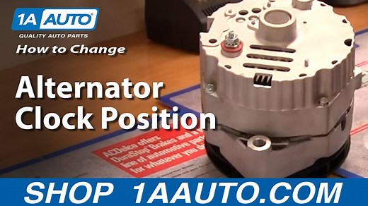 How To Change Alternator Clock Position or Degree