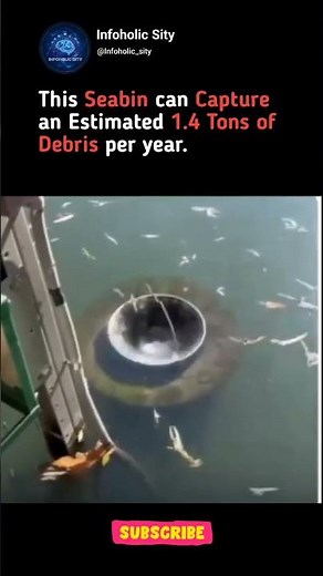 This Invention Collects 1.4 Tons of Ocean Trash Every Year! 🌊.