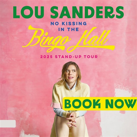 Lou Sanders: No Kissing in the Bingo Hall coming to The Hawth on the 10 April! A show about being human - can you relate??? A deep, dumb show for the masses. Get your tickets NOW!👇 🎟 https://www.parkwoodtheatres.co.uk/the-hawth/whats-on/lou-sanders | The Hawth