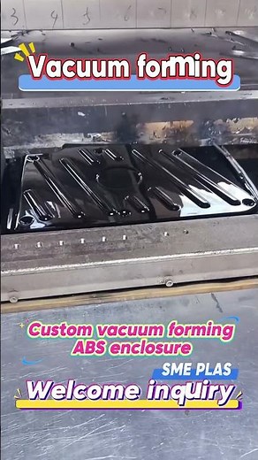 Custom vacuum forming ABS enclosure.#vacuumforming #thermoforming #plasticforming #abs #plastic
