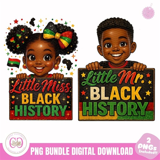 Black History Month Kids PNG Bundle, Afro Pride Clipart (digital Download) - Etsy