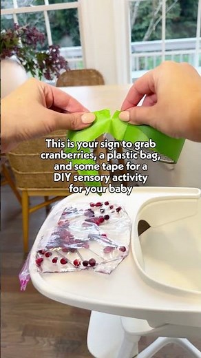 Easy DIY Baby Sensory Activity