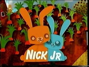Nick Jr UK - Rabbits Sting Ident (voiceover variant, 2008)