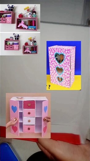 Waste box DIY | Cardboard box Organiser idea