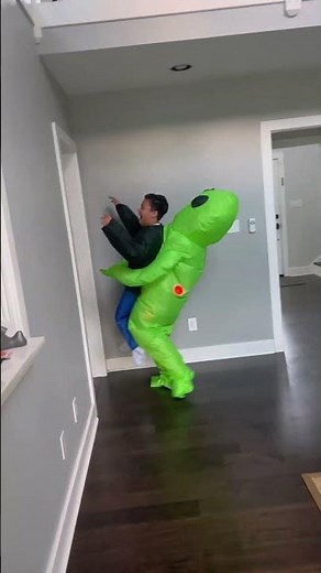 Alien Abduction Halloween Costume 🤣👽 #halloweenwithshorts