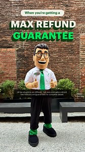 When you file with H&R Block, you’re guaranteed to get the maximum refund available or your tax prep is on us. | H&R Block