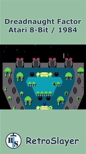 The Dreadnaught Factor Gameplay Atari 8 Bit