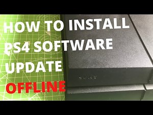 How To Update Your PS4 Software OFFLINE with USB Stick
