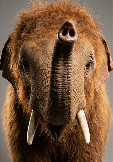 Lost Baby Mammoth #ai #cute #animals #viral #mammoth