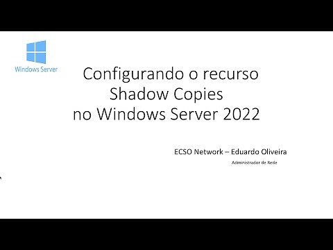 Configurando Shadow Copies no Windows Server 2022
