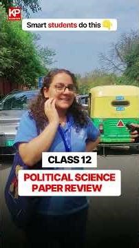 📚 Class 12 Political Science Exam 2026: Smart Revision Plan to Score 90+