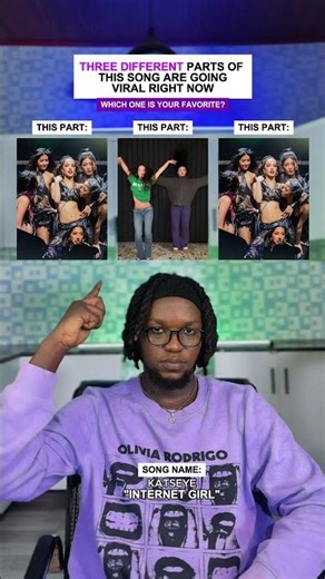 Three Parts Of This Song Are Going Viral RIGHT NOW: Katseye "Internet Girl" #shorts #katseye