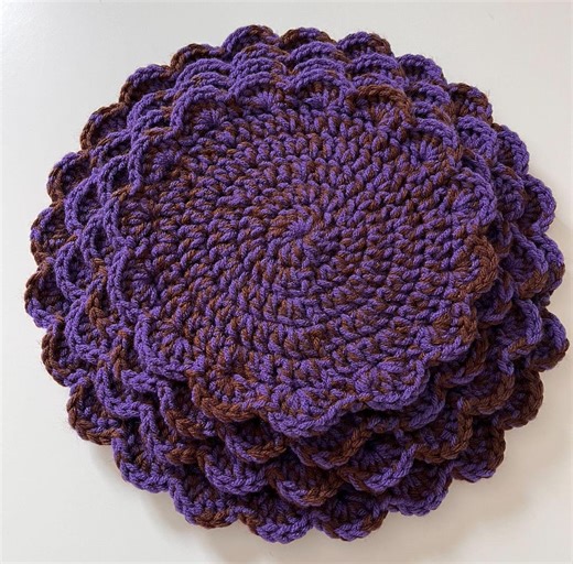 Colourful Flower Pan Protector Crochet Pattern (pdf) - Etsy
