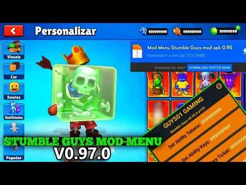 Stumble Guys Mod Apk v0.97 Latest Version 2026 - Unlock All Skins & Emot Abilities