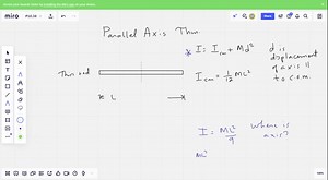 SOLVED:Example 10.5 : The rotational inertia of a thin rod of mass… | Numerade