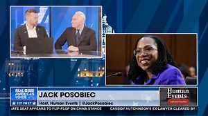 2K views · 94 reactions | During a hearing Tuesday in the Supreme Court, Justice Ketanji Brown Jackson argued that the 1st amendment is “hamstringing” the government from “protecting” the American public from “threatening circumstances.” Watch LIVE➡ bit.ly/plutorav Watch more @HumanEvents here: https://rumble.com/v4k0qn6-human-events-with-jack-posobiec-ep.-694.html | America's Voice News | Facebook