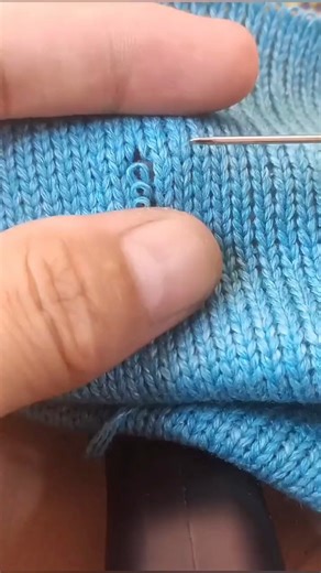 How to sew a torn sweater