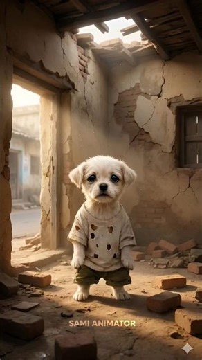 This puppy has no cash to buy a House #ai #story #puppy #brother #sister #love #Shorts