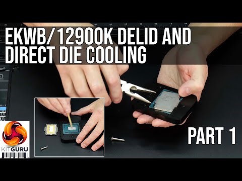 12900K delid and direct die cooling / EKWB (part 1)