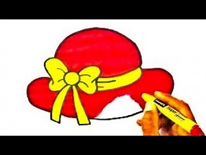 how to draw hat drawing painting coloring pen very easy drawing cute drawings tips cap arts beginner